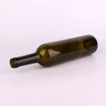 Wholesale Empty 750ml round glass liquor wine juice  bottle with cork